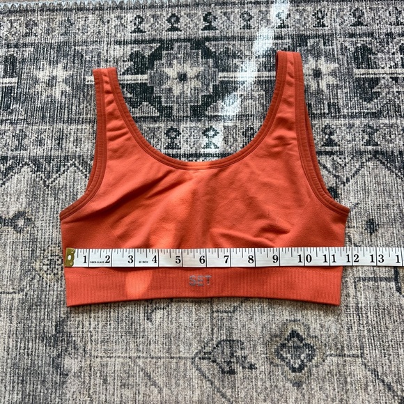 SET ACTIVE women’s seamless bra and biker shorts set size M/L top, XS/S shorts - Picture 8 of 8